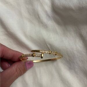 Gold Nail Bracelet